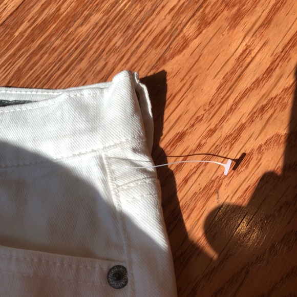 White Denim Shorts - Picture 3 of 4